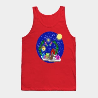 Puppies 1st Christmas Tank Top